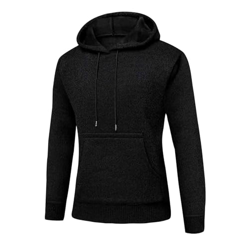 Mens Hoodie Oversized Long Sleeve Hooded Sweatshirt Casual Loose Fit Pullover Casual Athletic Loose Fit Pullover