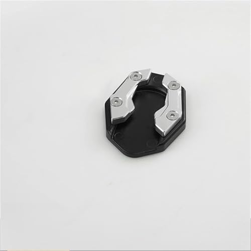 CNCアルミ合金製バイク用キックスタンド サイドスタンド延長パッド 拡張プレート に適合する NMAX AEROX155 Nvx155 XMAX 250 300用