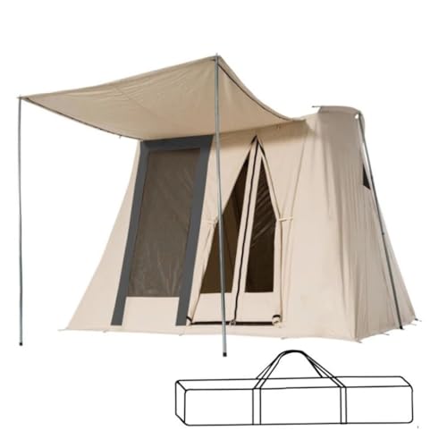 Carpa de camping para 2 personas color beige miniatura 1