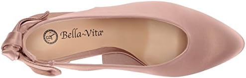 Bella Vita Women's Joni Pump, Blush Satin, 8 N US | Image 4