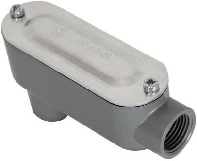 LB-50AS TYPE LB AL THREADED CONDUIT BODY 1/2" STAMPED AL CVR+GASKET
