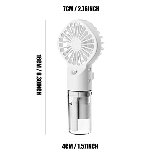 refroidissement à eau - Humidificateur d'air portable - Camping Gear Fan Spray Humidificateur d'air Petit ventilateur avec 4 vitesses – Image 5