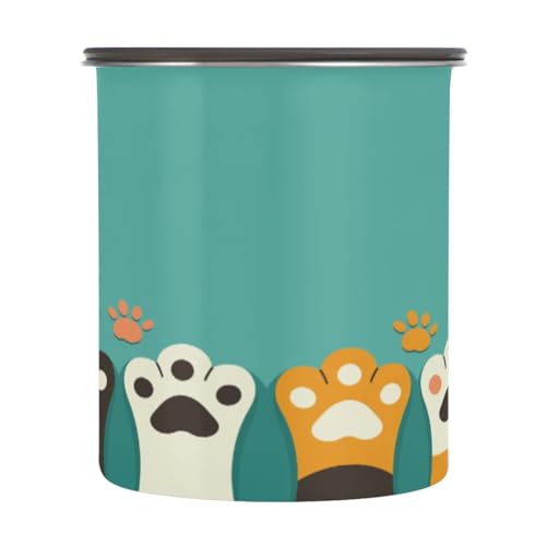 ATTX Lata de Café Hermética de Acero Inoxidable 900ml