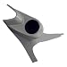 GlowShift Gray Single Pillar Gauge Pod for 1999-2002 Ford Super Duty F-250 F-350 Power Stroke - Factory Color Matched - ABS Plastic - Mounts (1) 2-3/8" (60mm) Gauge to Truck's A-Pillar