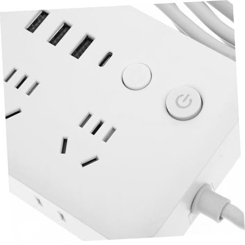 Regleta de energía resistente DIYEAH con carga inalámbrica activa 3