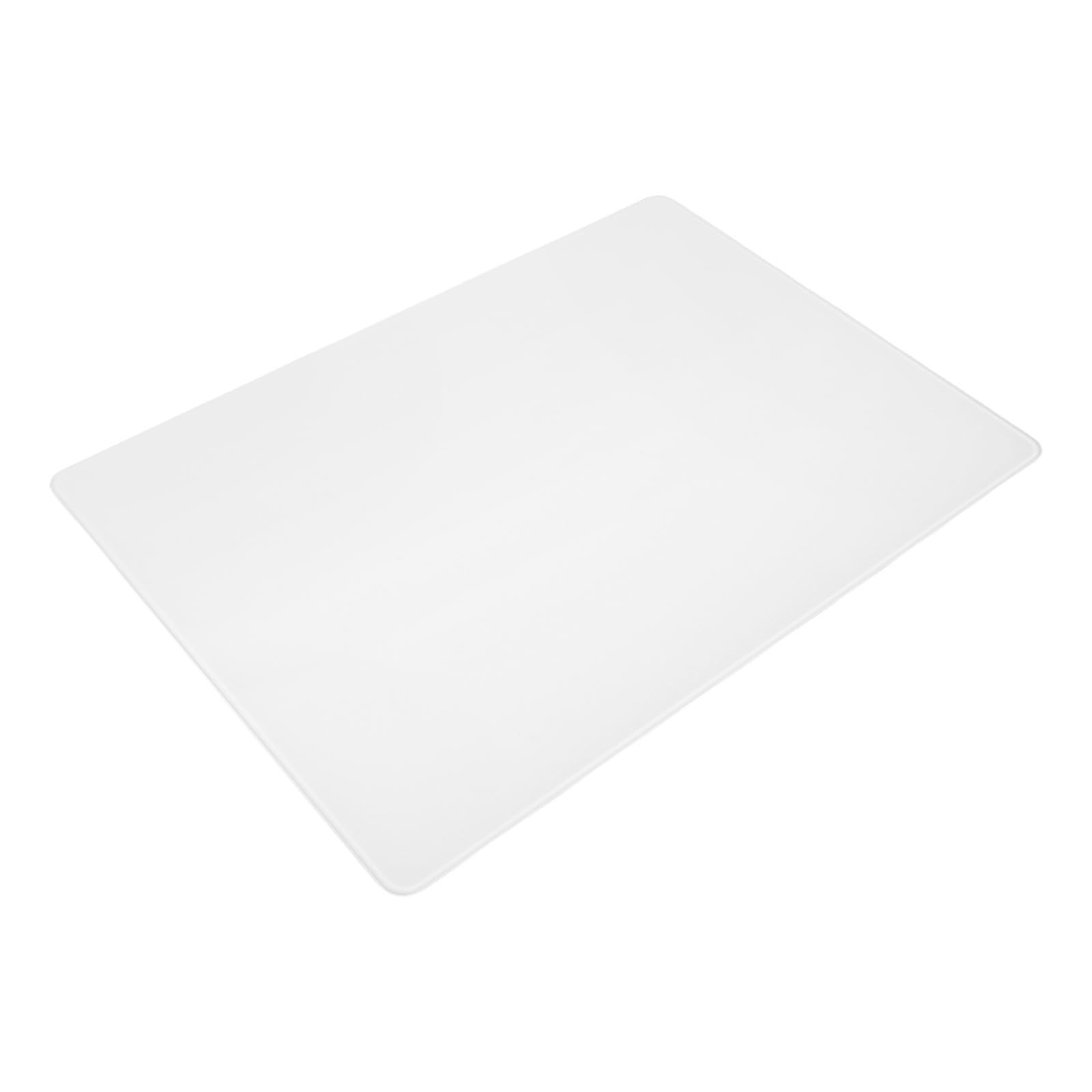Tappetino per Mouse in Vetro Temperato Bianco per Gaming