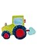 SIGIKID 42301 Aktiv-Knistertuch Traktor PlayQ Mädchen und Jungen Babyspielzeug empfohlen ab Geburt grün/blau