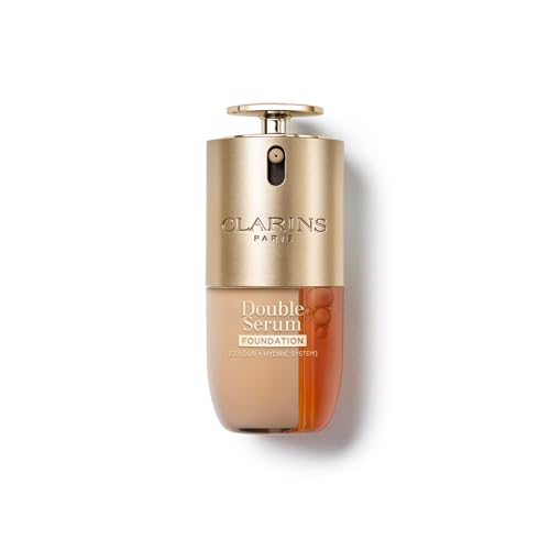 Image of Clarins Double Serum Foundation L2W 30ml | Hybrid Serum Foundation | Luminous Satin Finish | Medium-to-Full Customisable Coverage | Hydrates, Boosts Collagen Production and Reduces Signs of Ageing