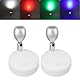 Tiiyee Uplighting Indoor Spotlight, Spotlight Spotlight Mini-Batterie-Uplights für Veranstaltungen mit Drehbarem Lampenkopf, Batteriebetriebene Akzentlichter, LED-Spotlight