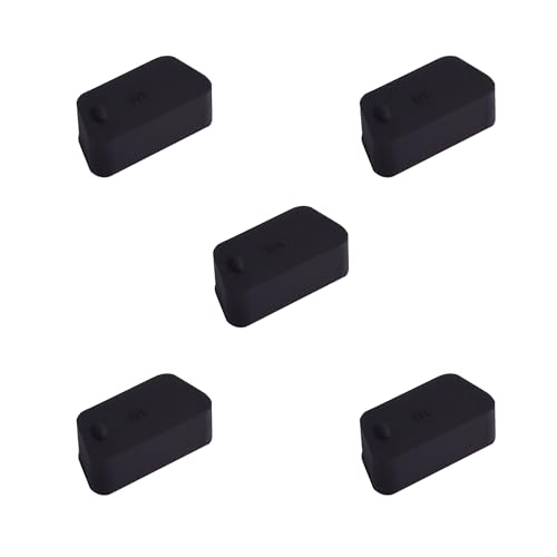 Image of 5 PCS VGA /DB9 Port Anti-dust Plugs, Silicone Covers Caps Stoppers, Port Protector for RS232, HDB15, DB9, 0.59 x 0.28 (LxW)