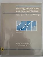 Strategy formulation and implementation: Tasks of the general manager 0256097186 Book Cover