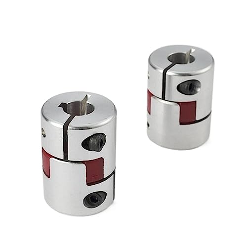 Rigid Coupling,Stainless Steel Rigid Coupling 1pcs D35L50 Coupler Aluminium Plum Flexible Shaft Coupling Motor Connector Flexible Coupler(10x19)