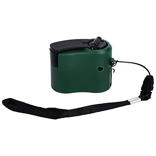 Cargador portátil manual USB para celular con luz LED