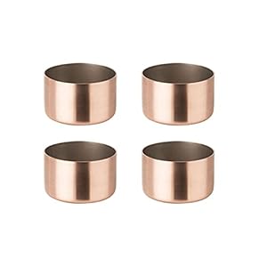 Mauviel M’ Passion Mini Copper Souffle Mold, Stainless Steel Interior, Set of 4