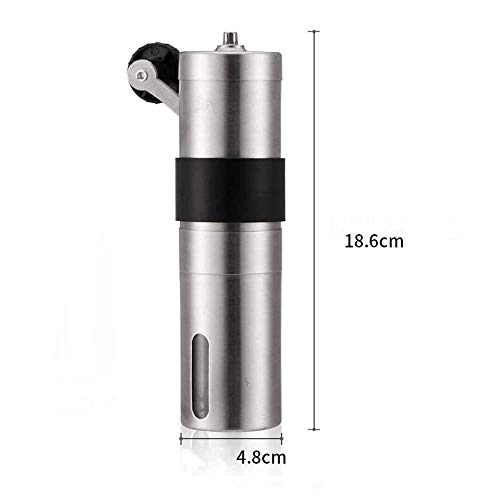 Cafeteras Mini Molinillo de café Máquina de café Manual de Acero Inoxidable Molinillo de Pimienta para batir a Mano… - Imagen 8