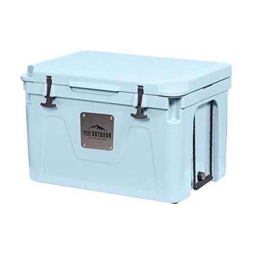 Monoprice Emperor Cooler - 50 Liters - Blue | Securely Sealed, Ideal for The Hottest and Coldest Conditions - Pure Outdoor Collection
