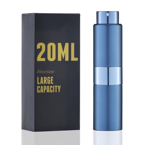 Image of 20ML Perfume Atomizer, Travel Cologne Spray Bottle, Mini Empty Sprayer Dispenser (Blue, 1PCS)