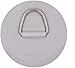 YYST 1 pcs Stainless Steel D-Ring Pad PVC D Patch for PVC Inflatable Boat Raft Dinghy Kayak SUP (L)