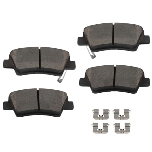 Image of cciyu D1812 Rear Ceramic Disc Brake Pads Kit For Hyundai For Accent 2018-2022,For Hyundai For Elantra 2017-2020,For Hyundai For Ioniq 2017-2020,For Hyundai For Venue 2020-2022