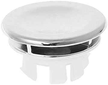 1 Paris + 1 Helsinki Superb quality TROVE HOUSE BRAND Bathroom Basin / Sink Overflow Covers Inserts in Chrome Colour (12 designs available)