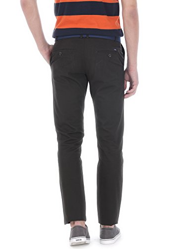 Image of BASICS Premium Cotton Stretch Formal Trousers for Men | Office Pants