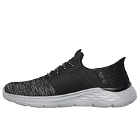 Skechers Herren Garner Newick Slip On, Schwarzes Textil-Synthetik, 47.5 EU – Ansicht 6
