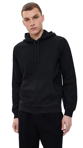 REIGNING CHAMP Men's Midweight Terry Standard Hoodie, Black, L