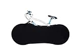 FLXUBAG Bike Covers Washable Elastic Dirt-Free Bike Storage Wheel Cover Tire Package Fit All Bicycles (Black)