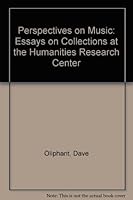 Perspectives on Music: Essays on Collections at the Humanities Research Center 0879591021 Book Cover