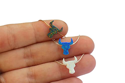 Amazon.com: Bull Head Opal Necklace 