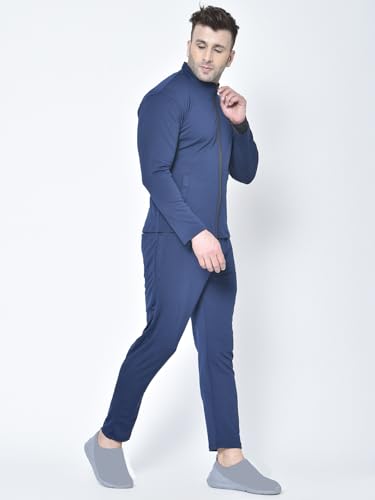 Image of CHKOKKO Men's Winter Zipper Sports Track Suit Set