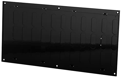 Steinberg14 Black 400x200mm / 16x8 inch Adjustable Sliding Hit and Miss Ventilation Grille - Metal Air Vent Cover - Image 4