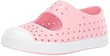 Native Shoes Baby-Girl's Juniper Child Mary Jane Flat, Latern Pink/Shell White, 7 Medium US Toddler