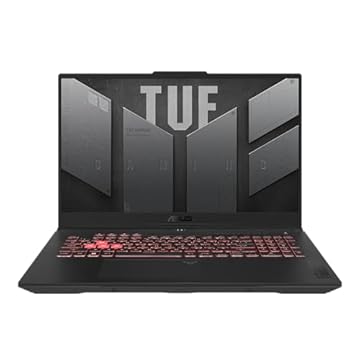 ASUS TUF Gaming A17 Laptop | 17,3" Full HD 16:9 IPS | AMD Ryzen 5 7535HS | 16 GB RAM | 512 GB SSD | NVIDIA RTX 4050 | Windows 11 | Tastiera QWERTZ | Mecha Grey
