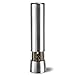 COLE & MASON Hampstead Electric Pepper Grinder with LED Light - Electronic Battery Operated Peppercorn Mill, Stainless Steel