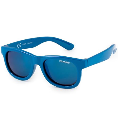 Kiddus Lunettes de Soleil Bébé 6 à 24 Mois, Polarisées CAT4 UV400, Fille Garçon 6 12 18 24 Mois 1 An 2 Ans, Très Flexibles et Légères, TPE Sans BPA, Certification CE