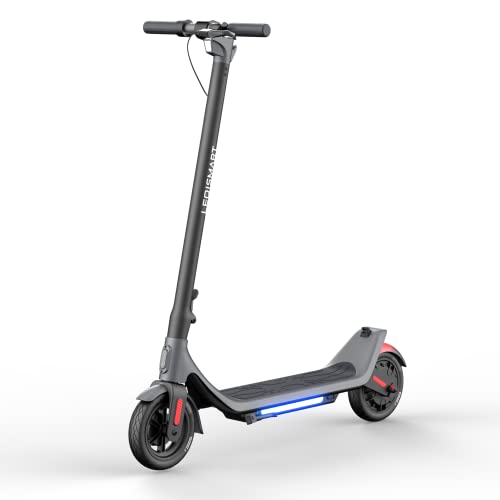 Leqismart Electric Scooter-9" Pneumatic Tire, 15.5Miles Range,15.5 Mph,250W Motor, 220Lbs Weight Capacity, Dual Brakes, Folding Electric Scooter For Adults #TOP7