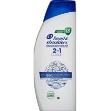 Head & Shoulders Classic 2 in 1 Anti Dandruff Shampoo 625ml Up to 100% Dandruff Removed Clinically Proven for All Hair Types Daily Use Refreshing