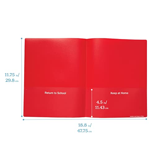 image for ECR4Kids 2-Pocket Parent-Teacher Classroom Communication Folder, Flexi