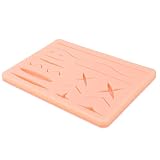 Mipcase Suture Pratique PAD Silicone Formation Médicale Modèle de Peau Réutilisable Outils de Suture avec Des Plaies Pré- Coupées pour L' étudiant en Médecine