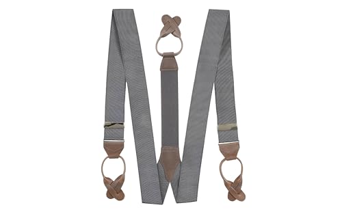 Image of Oliver Wicks Albert Thurston Suspenders for Men, Handmade in England, Premium Quality