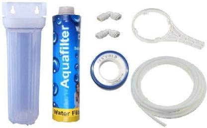 GE Filtration Prefilter Set kit for All Domestic RO Water Purifier/Complete Filter Set Pack of (Transparent housing with Candle Filter 10inch+Wrench+Elbows+Teflon and Pipe 2 Meter 1/4) (B08JY7V76D) Amazon Price History, Amazon Price Tracker