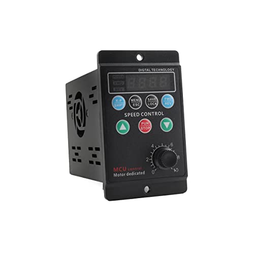 NICCOO Variateur De Frequence,Variateur de Vitesse pour Moteur 220V 750W Pour Réguler La Vitesse Du Moteur Électrique