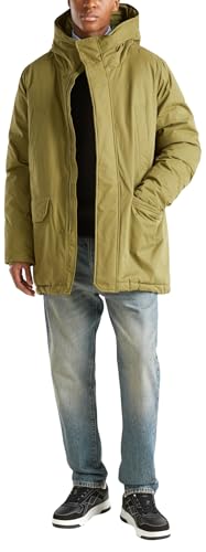 United Colors of Benetton Giaccone 26UWUN061 Giacca, Verde, L Uomo