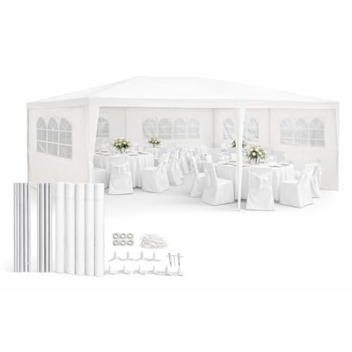 Kinzo Tonelle de Jardin 3x6 m - Tente pour 70 Personnes...