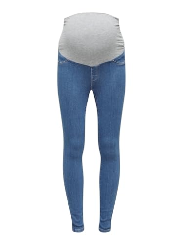 ONLY OLMRAIN Life REG Skinny Jegging MBD DNM Jeans, Medium Blue Denim, S/32 De Las Mujeres