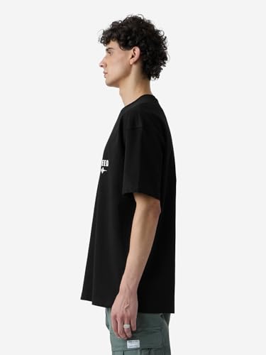 Image of The Souled Store Top Gun: Men and Boys Short Sleeves Round Neck Casual Streetwear Drop Shoulder Cotton Oversized T-Shirt