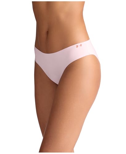 Image of Under Armour Women's 3-pack Pure Stretch No Show Bikini Underwear, All-day Comfort Fit & Ultra-soft
