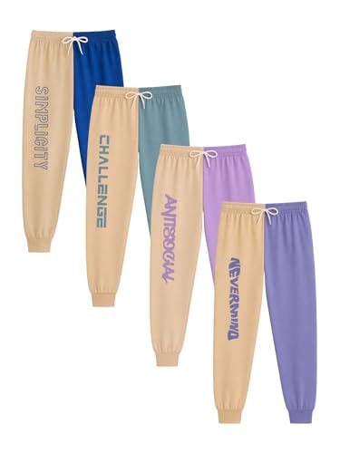 Image of THIIYA Kids Boys Cotton Track Pants (Pack of 4) | Soft Regular Fit Joggers Sports Wear for Kids