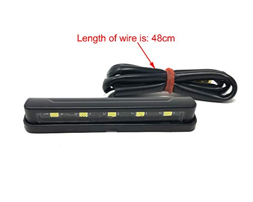 Alchemy Parts Motorrad Nummer Lizenz Platte Licht - LED - Scooter Quad Trike Projekt Fahrrad